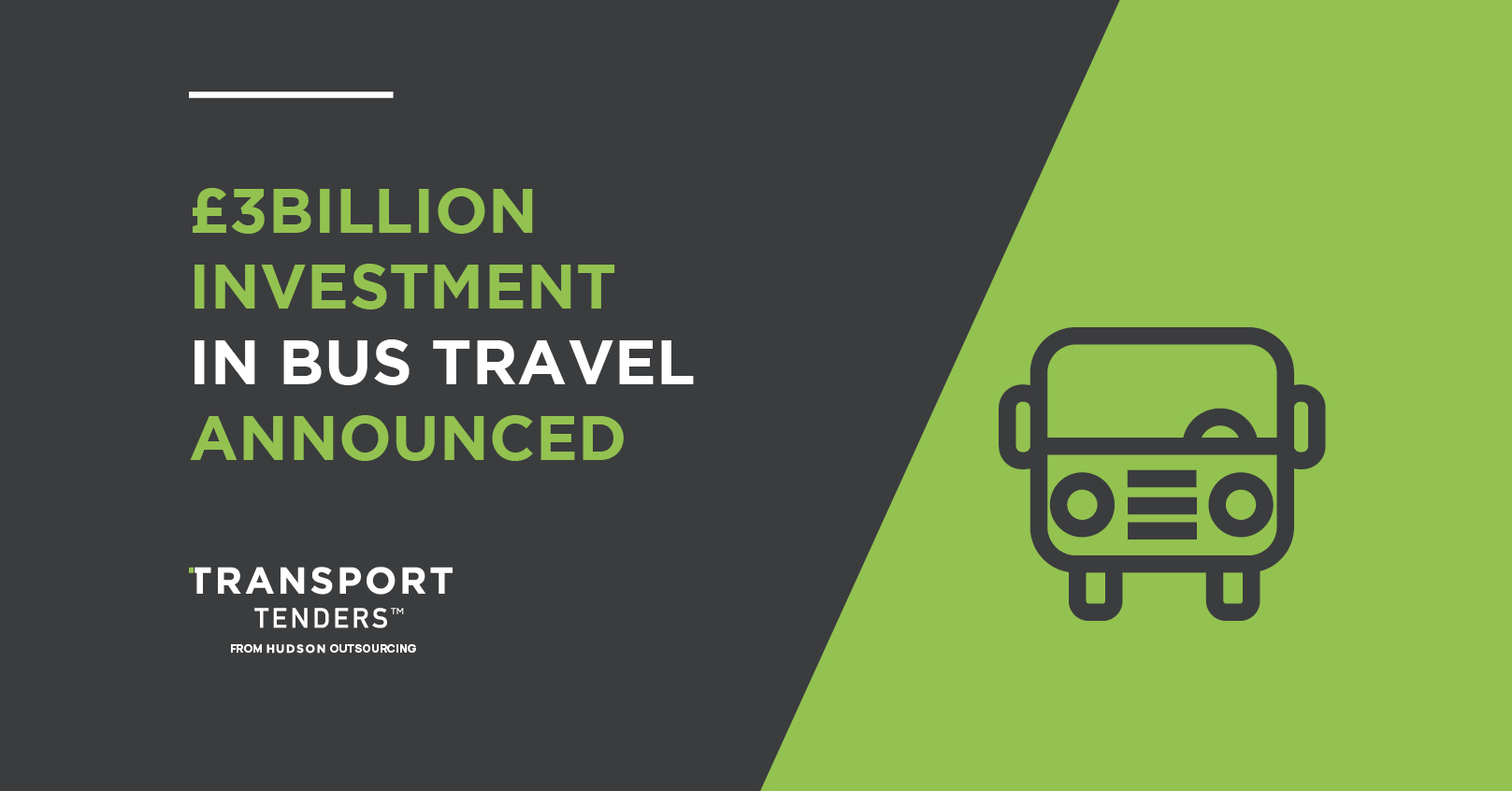 New £3Billion Bus Travel Government Investment Announced