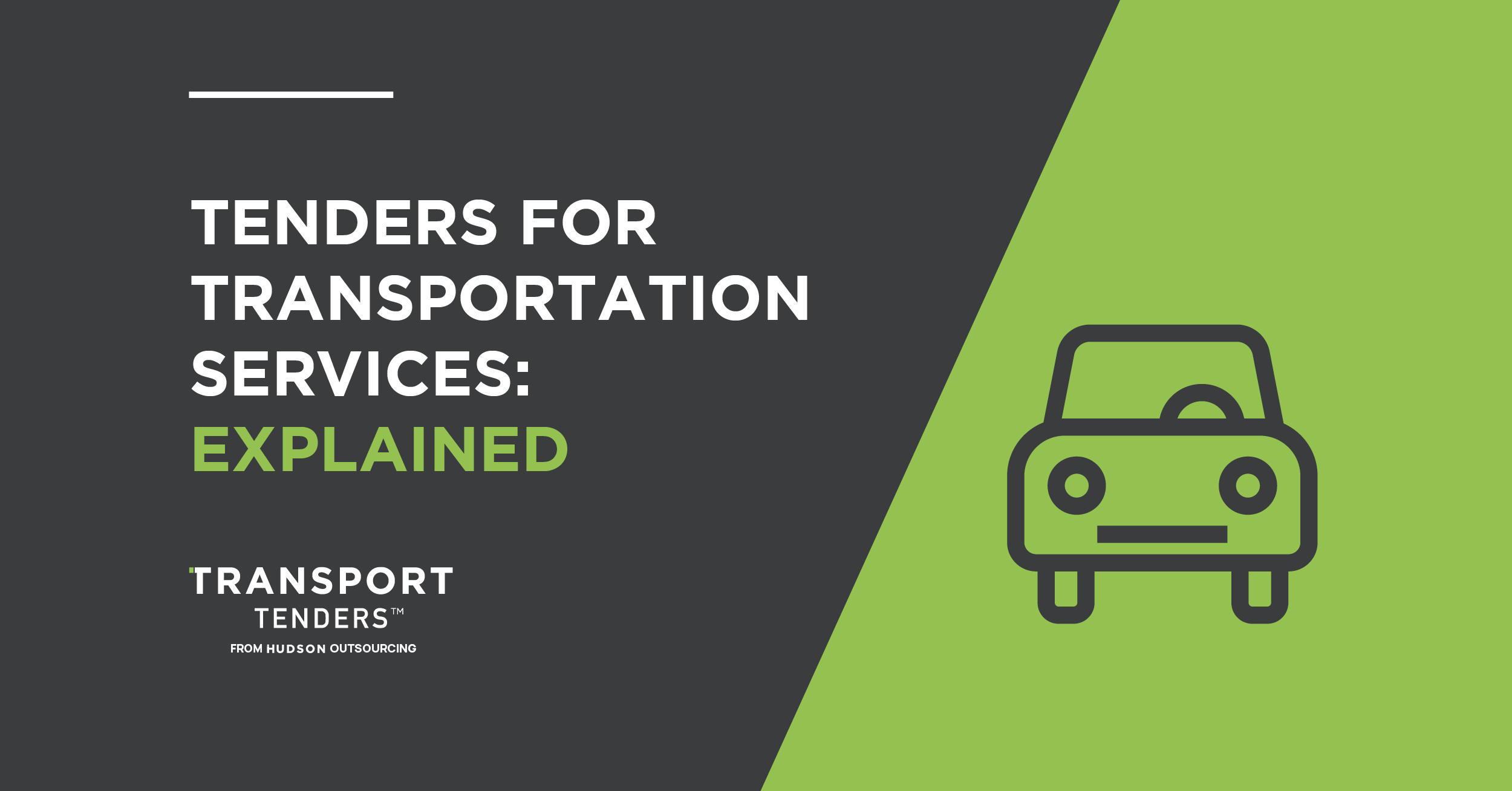 Put the Pedal to the Metal and Win a Tender for Transportation Services